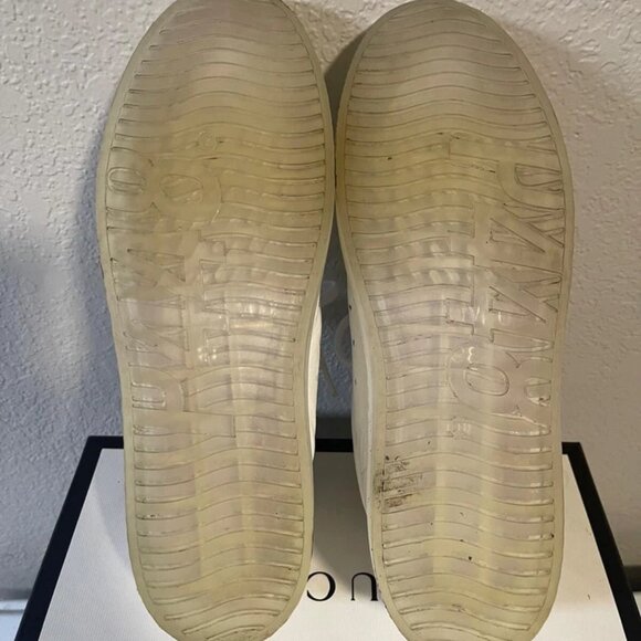 P448 John White Leather Low Top Casual Sneaker Women's 39 EU/9 US Made In Italy - Picture 11 of 11